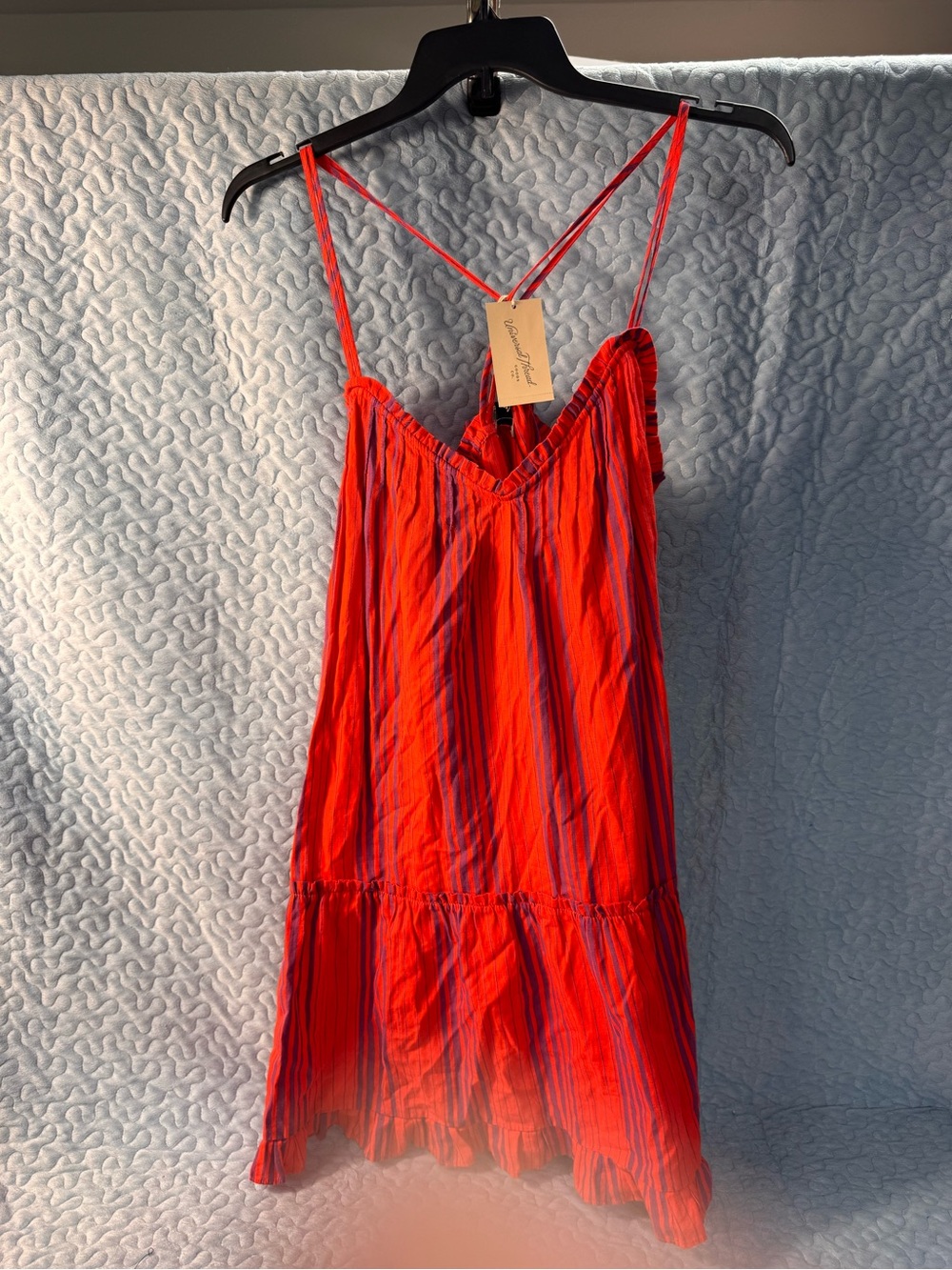 Red Striped Spaghetti Strap Sundress XXL - Picture 1 of 6